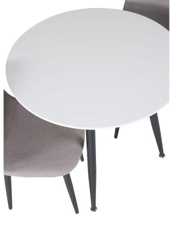 VENTURE DESIGN Polar XXS spisebordsstol - gr stof og metal