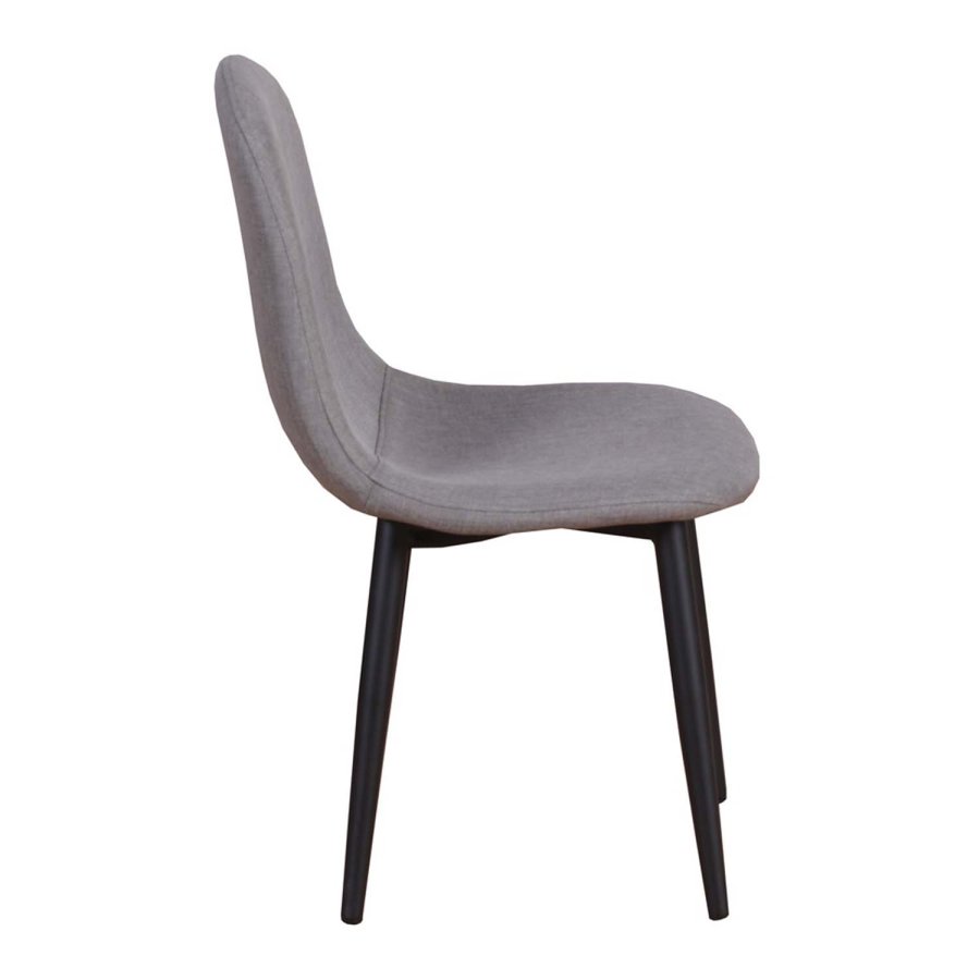 VENTURE DESIGN Polar XXS spisebordsstol - gr stof og metal