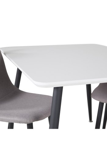 VENTURE DESIGN Polar XXS spisebordsstol - gr stof og metal