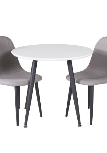 VENTURE DESIGN Polar XXS spisebordsstol - gr stof og metal