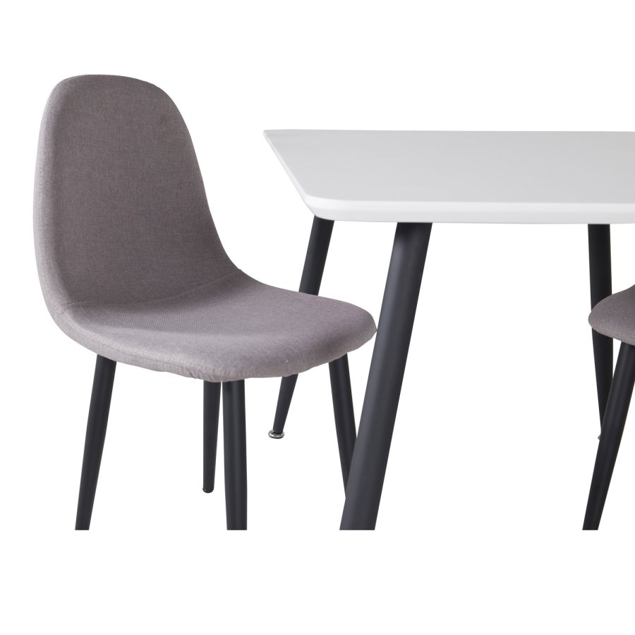 VENTURE DESIGN Polar XXS spisebordsstol - gr stof og metal