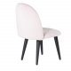 VENTURE DESIGN Velvet Chair XXS spisebordsstol - pink velour og metal