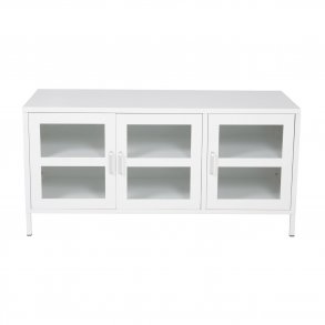 VENTURE DESIGN Acero TV-bord, m. 3 lger og 2 hylder - hvid stl