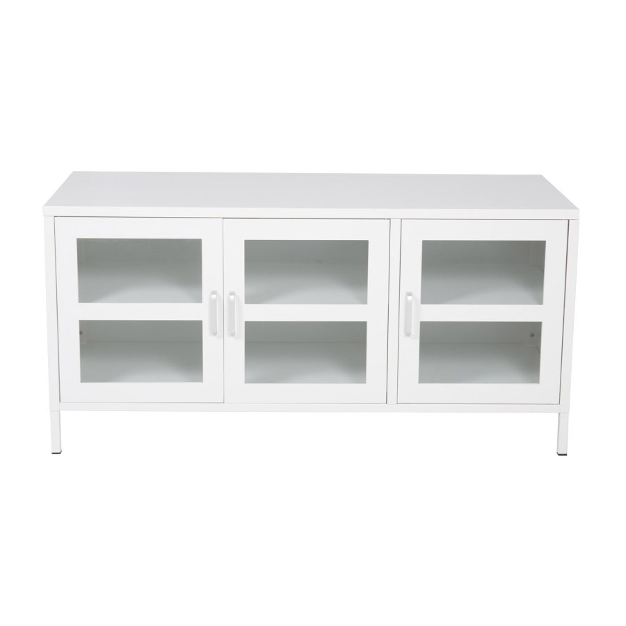 VENTURE DESIGN Acero TV-bord, m. 3 lger og 2 hylder - hvid stl