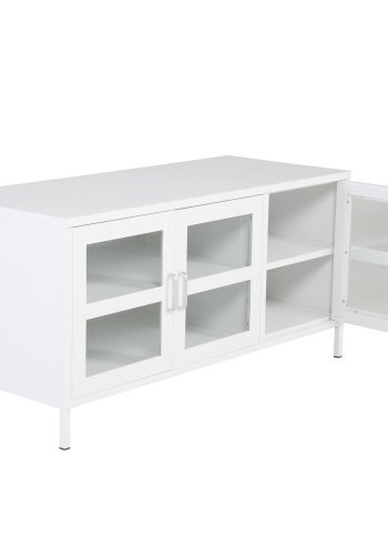 VENTURE DESIGN Acero TV-bord, m. 3 lger og 2 hylder - hvid stl