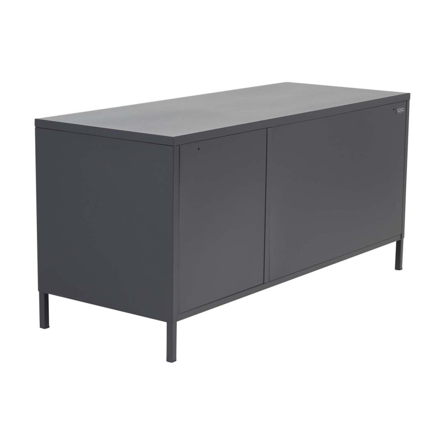 VENTURE DESIGN Acero TV-bord/sknk, m. 3 lger og 2 hylder - sort stl