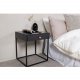VENTURE DESIGN Bakal sengebord, m. 1 skuffe - sort stl