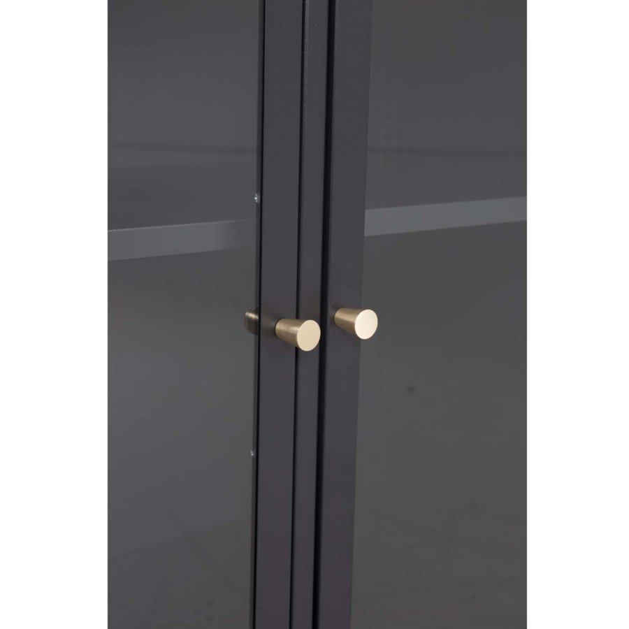 VENTURE DESIGN Bakal skab, m. 2 lger og 1 hylde - sort stl