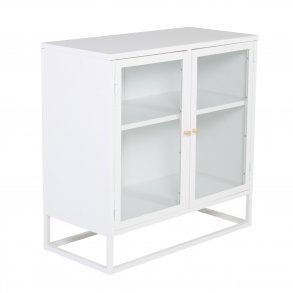 VENTURE DESIGN Bakal skab, m. 2 lger og 1 hylde - hvid stl