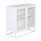 VENTURE DESIGN Bakal skab, m. 2 lger og 1 hylde - hvid stl