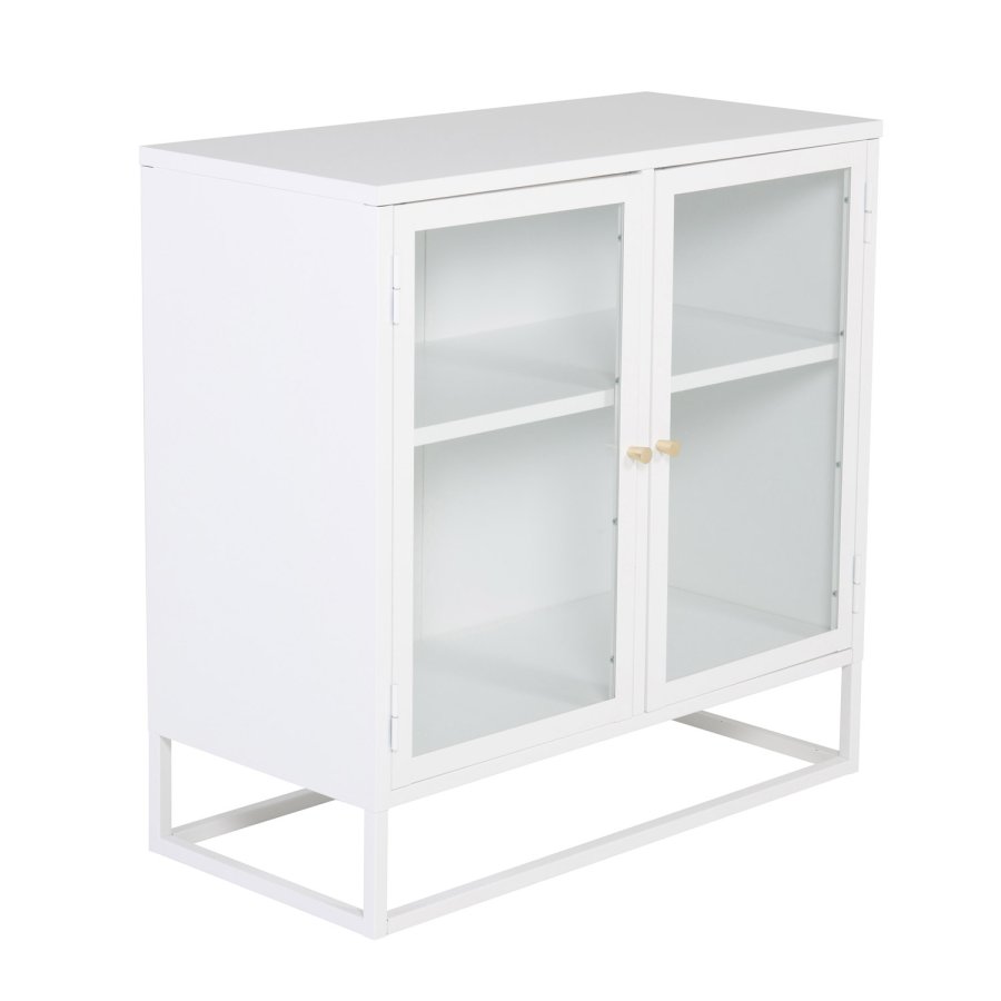 VENTURE DESIGN Bakal skab, m. 2 lger og 1 hylde - hvid stl