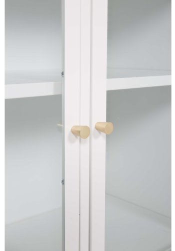 VENTURE DESIGN Bakal skab, m. 2 lger og 1 hylde - hvid stl