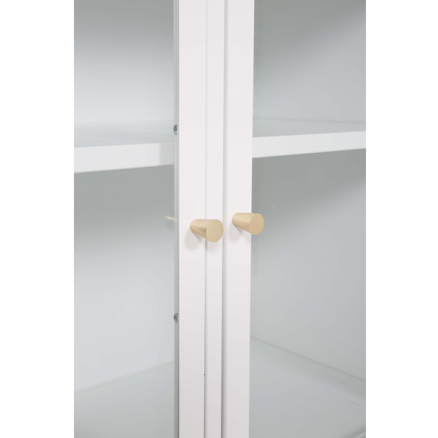 VENTURE DESIGN Bakal skab, m. 2 lger og 1 hylde - hvid stl