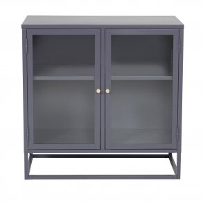 VENTURE DESIGN Bakal skab, m. 2 lger og 1 hylde - lysegr stl