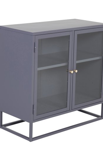 VENTURE DESIGN Bakal skab, m. 2 lger og 1 hylde - lysegr stl