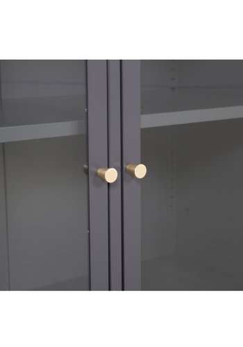 VENTURE DESIGN Bakal skab, m. 2 lger og 1 hylde - lysegr stl