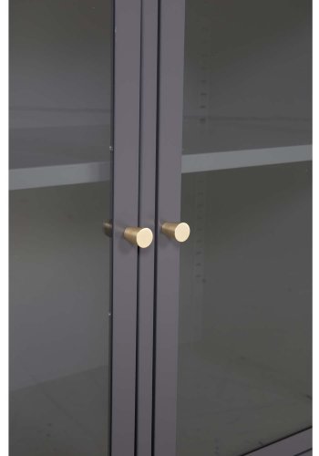 VENTURE DESIGN Bakal skab, m. 2 lger og 1 hylde - lysegr stl