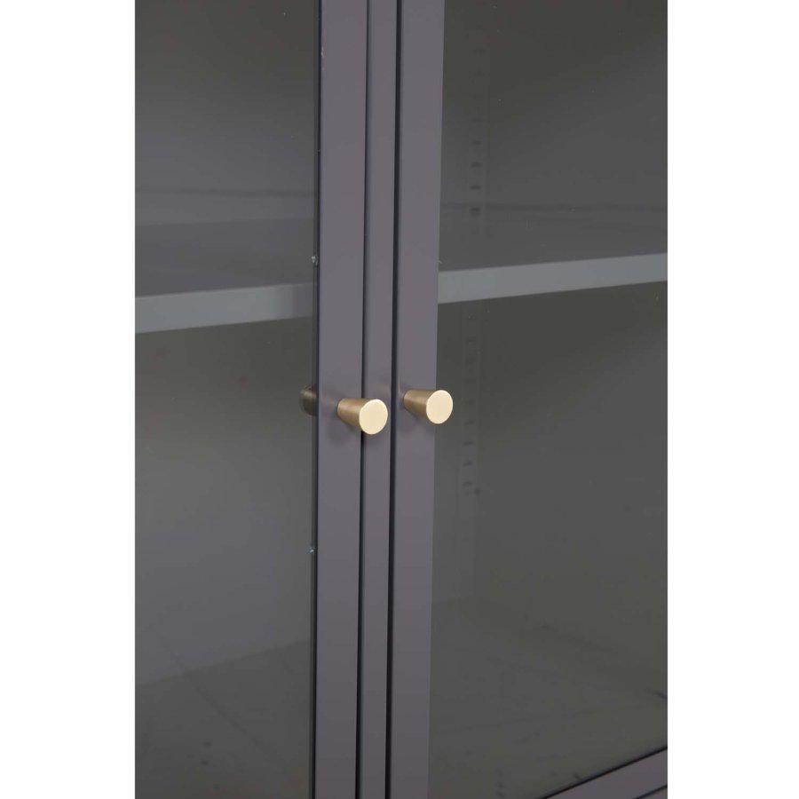 VENTURE DESIGN Bakal skab, m. 2 lger og 1 hylde - lysegr stl