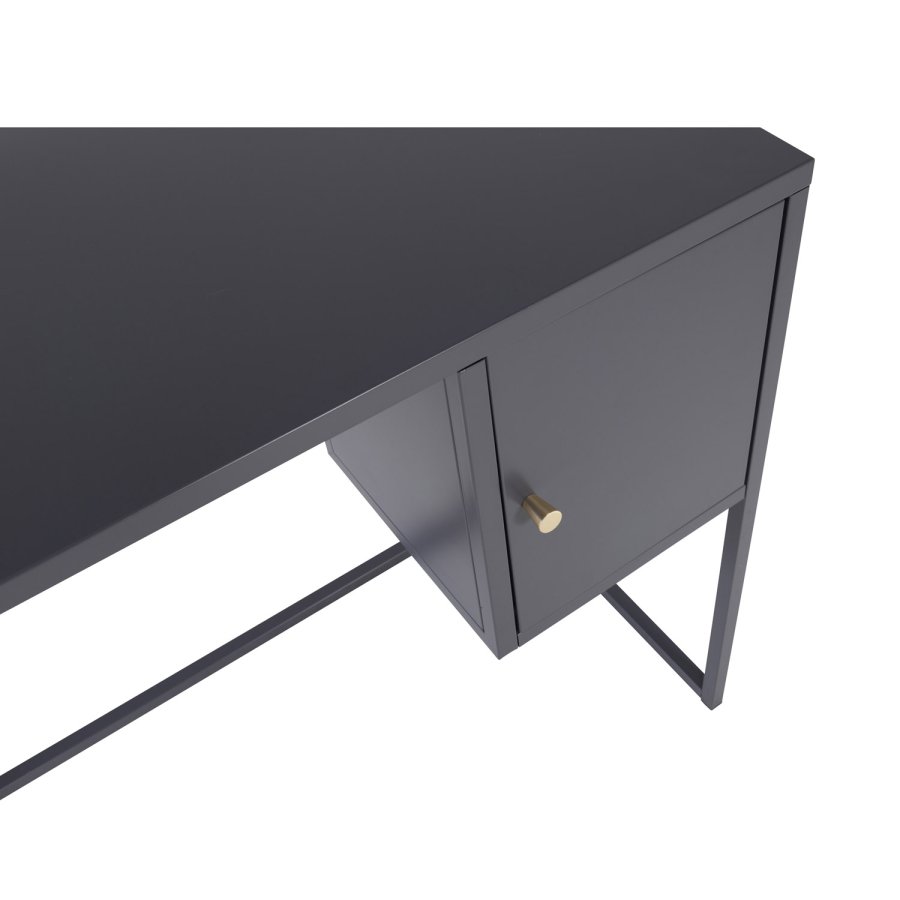 VENTURE DESIGN Bakal skrivebord, m. 1 lge - lysegr stol (95x45)