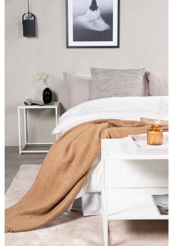 VENTURE DESIGN Staal sidebord - hvid stl