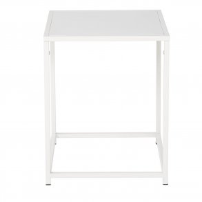 VENTURE DESIGN Staal sidebord - hvid stl