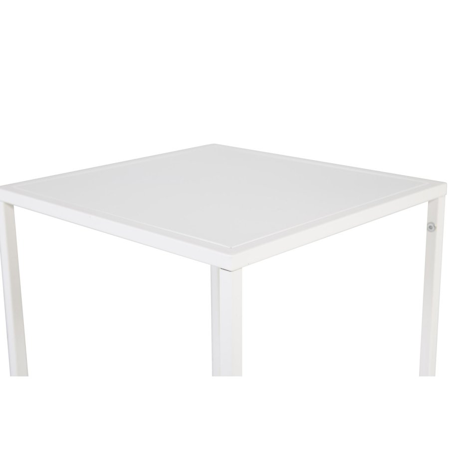 VENTURE DESIGN Staal sidebord - hvid stl