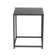 VENTURE DESIGN Staal sidebord, rektangulr - sort stl (38x37)