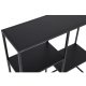 VENTURE DESIGN Staal konsolbord, m. 2 hylder - sort stl (80x26)
