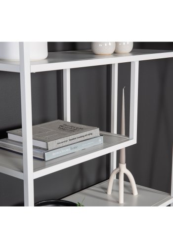 VENTURE DESIGN Staal reol - hvid stl