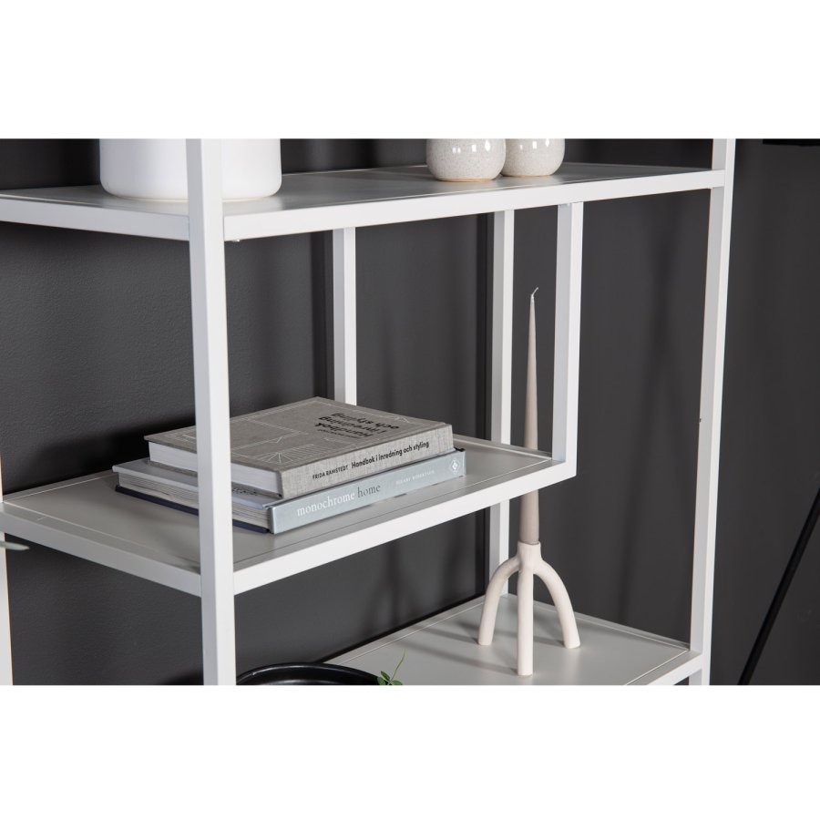 VENTURE DESIGN Staal reol - hvid stl