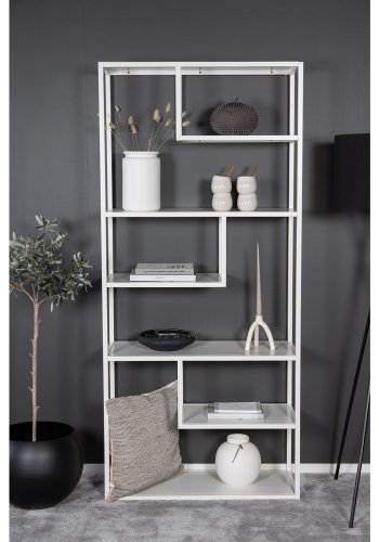 VENTURE DESIGN Staal reol - hvid stl