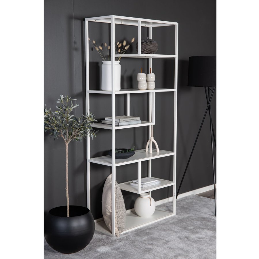 VENTURE DESIGN Staal reol - hvid stl