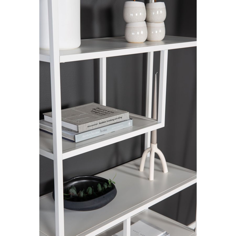 VENTURE DESIGN Staal reol - hvid stl