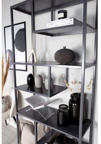 VENTURE DESIGN Staal reol - lysegr stl