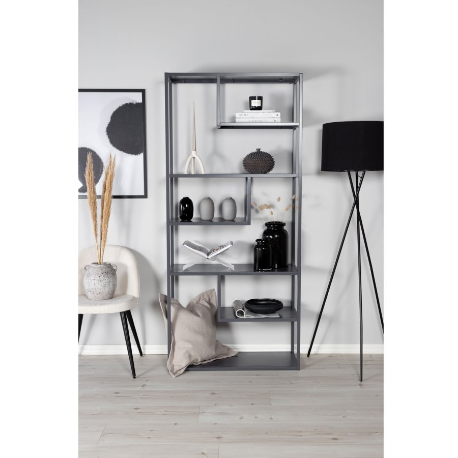 VENTURE DESIGN Staal reol - lysegr stl