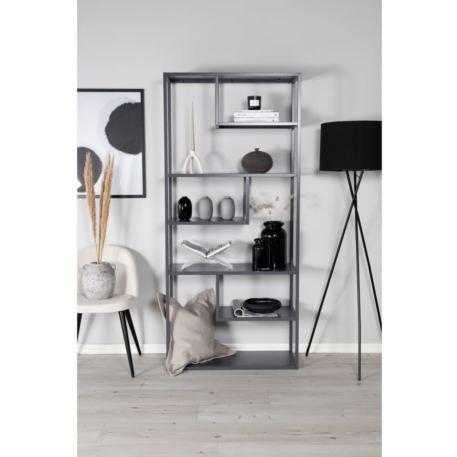 VENTURE DESIGN Staal reol - lysegr stl