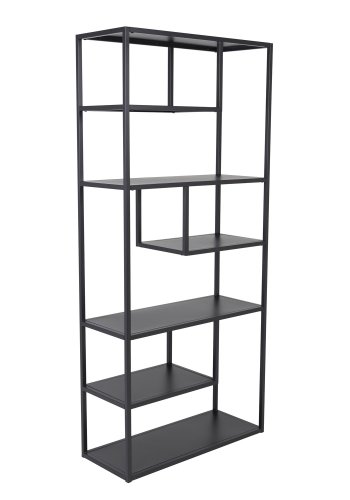 VENTURE DESIGN Staal reol - sort stl