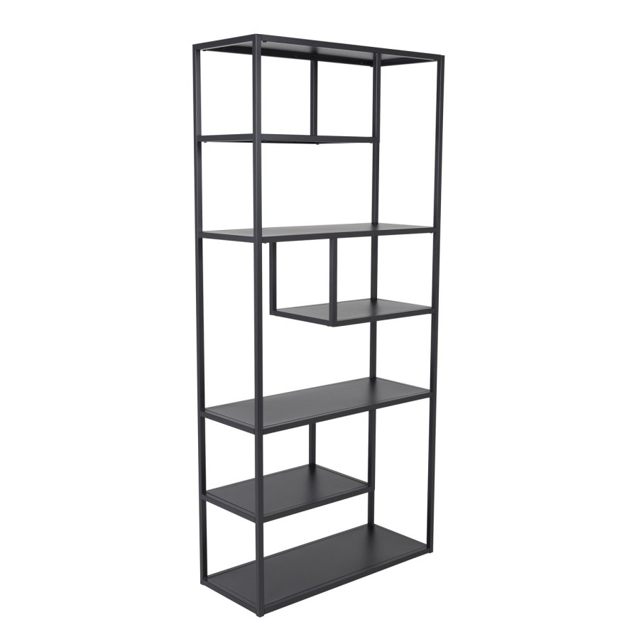 VENTURE DESIGN Staal reol - sort stl