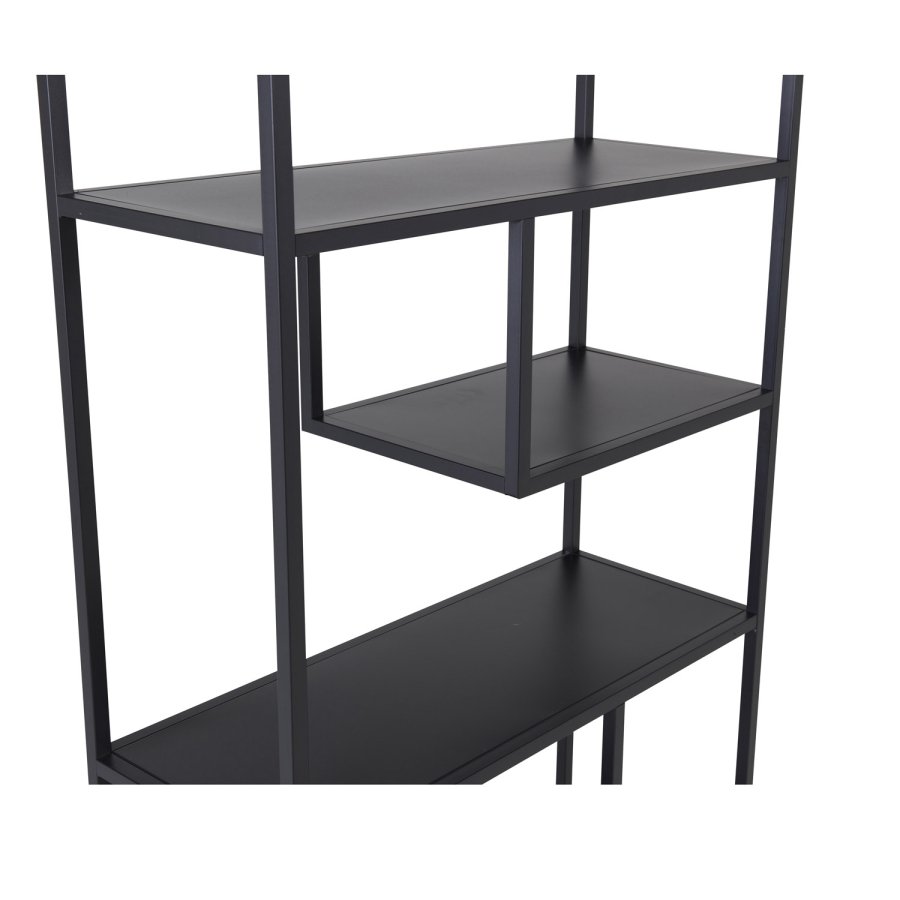 VENTURE DESIGN Staal reol - sort stl