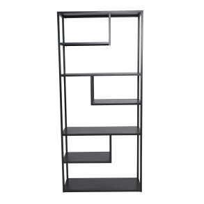 VENTURE DESIGN Staal reol - sort stl