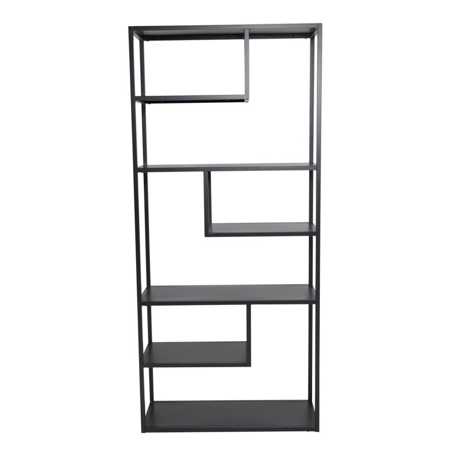 VENTURE DESIGN Staal reol - sort stl