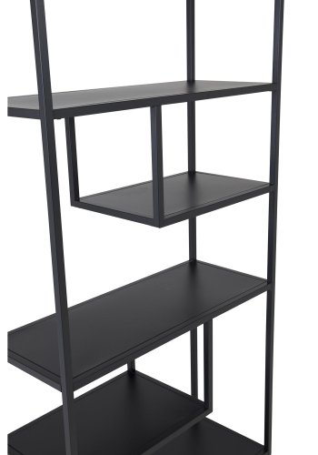 VENTURE DESIGN Staal reol - sort stl