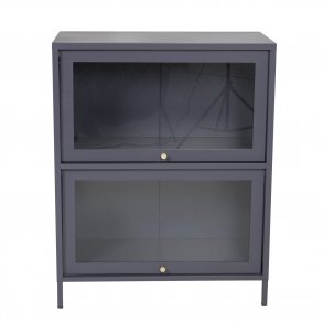 VENTURE DESIGN Bakal Low skab, m. 2 lger og 1 hylde - lysegr stl