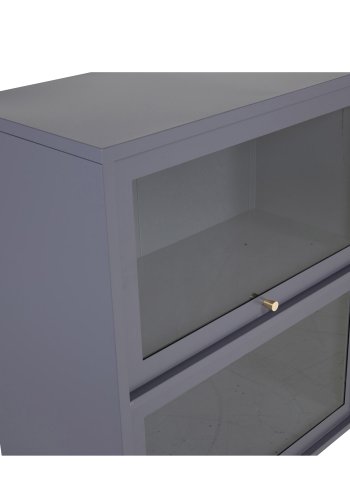 VENTURE DESIGN Bakal Low skab, m. 2 lger og 1 hylde - lysegr stl