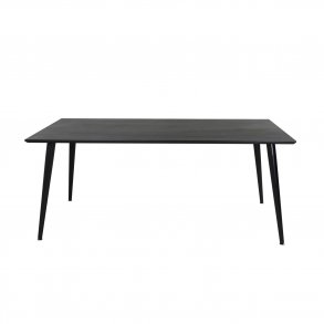 VENTURE DESIGN Dipp spisebord - sort MDF og sort metal (180x90)