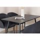 VENTURE DESIGN Dipp spisebord - sort MDF og sort metal (120x85)