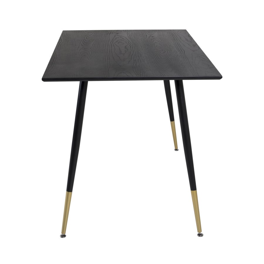 VENTURE DESIGN Dipp spisebord - sort MDF og sort metal (120x85)