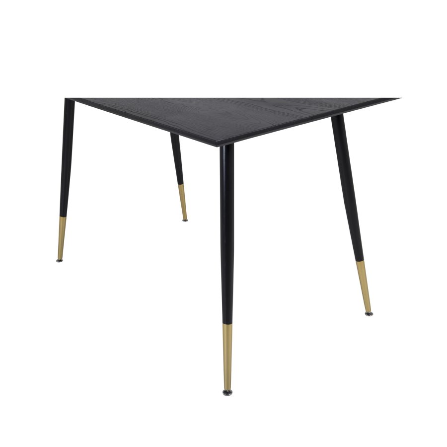 VENTURE DESIGN Dipp spisebord - sort MDF og sort metal (120x85)