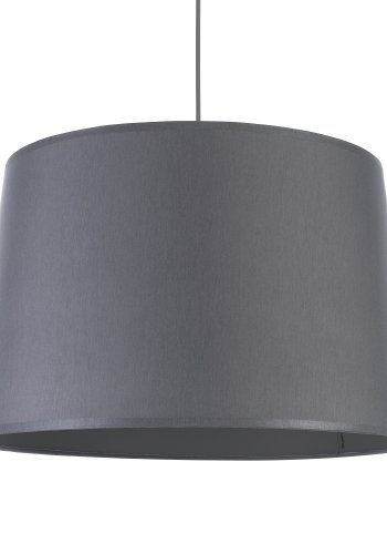 TK Maja loftlampe - gr stof og gr plastik