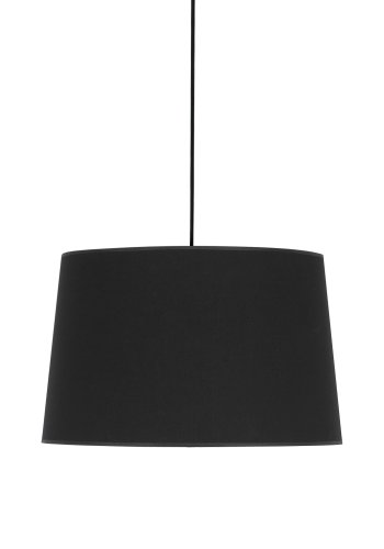 TK Maja loftlampe - sort stof og sort plastik